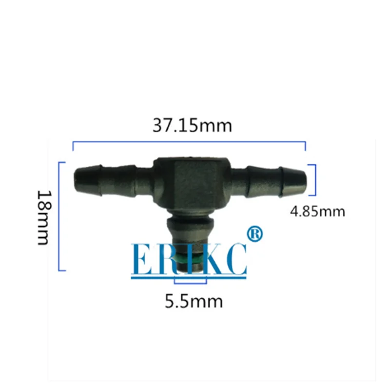 ERIKC Common Rail Инжектор обратного масла соединитель трубы T тип L 10