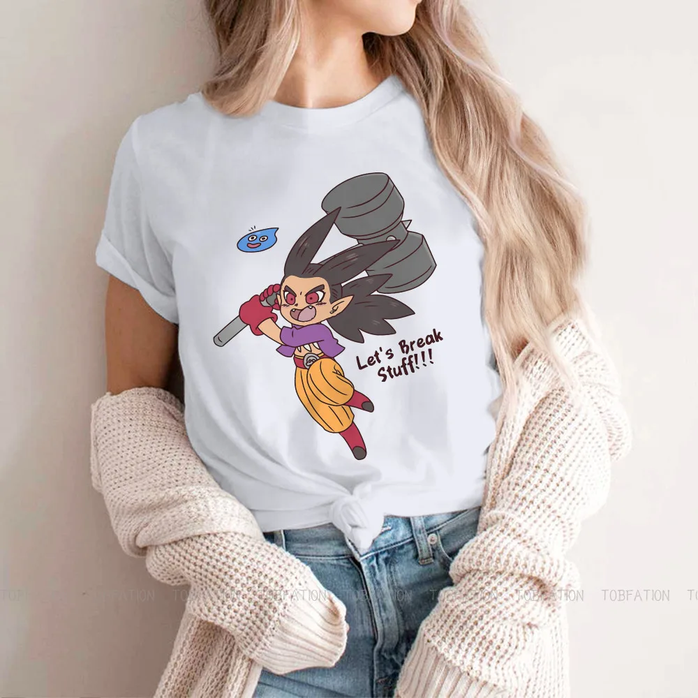 

Футболка для девочек с изображением героев игры Dragon Quest Dragonlord, женские топы с изображением малрота, милые футболки с графическим рисунком, ж...