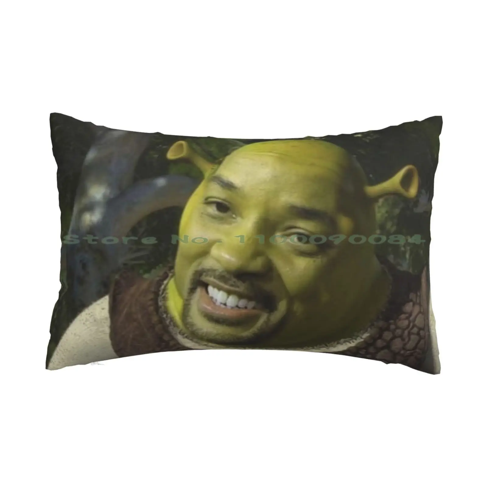 Чехол на подушку Will Smith X Шрек 20x30 50*75 для дивана спальни Забавный мем мужчины в