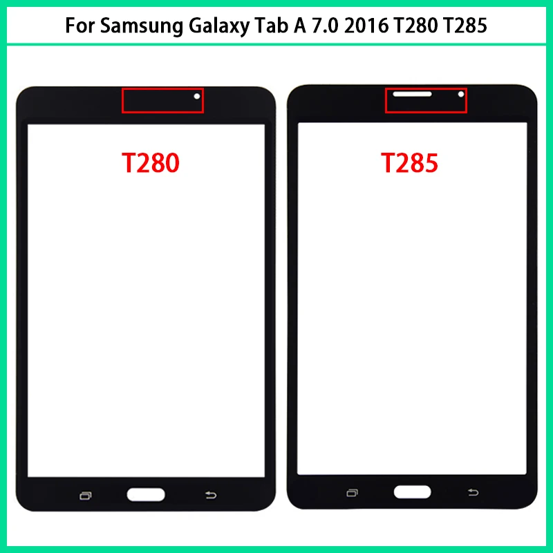 Для Samsung Galaxy Tab A 7 0 2016 SM T280 T285 сенсорный экран панель ЖК дисплей передняя внешняя