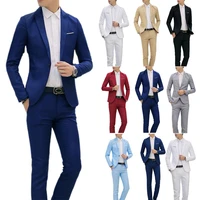 men business set fit blazer suit wedding party coat pants two piece set formal smart suit work blazer men suite blazer men