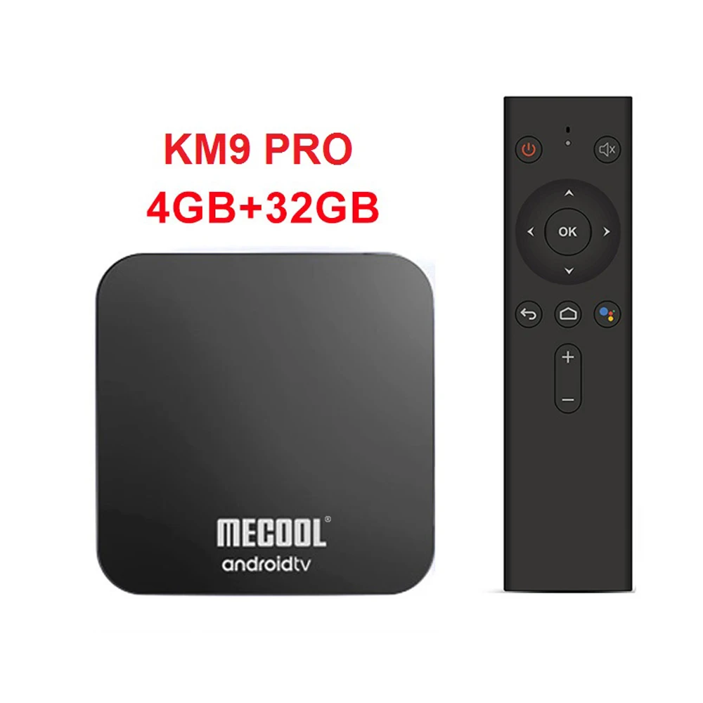 Mecool KM3/KM9 pro Android tv Box Google Сертифицированный Смарт ТВ-бокс Android 9,0 S905X2 USB3.0 2,4G/5G Wifi 4K Медиаплеер Smart Box - Цвет: Only KM9 Pro 4G 32G