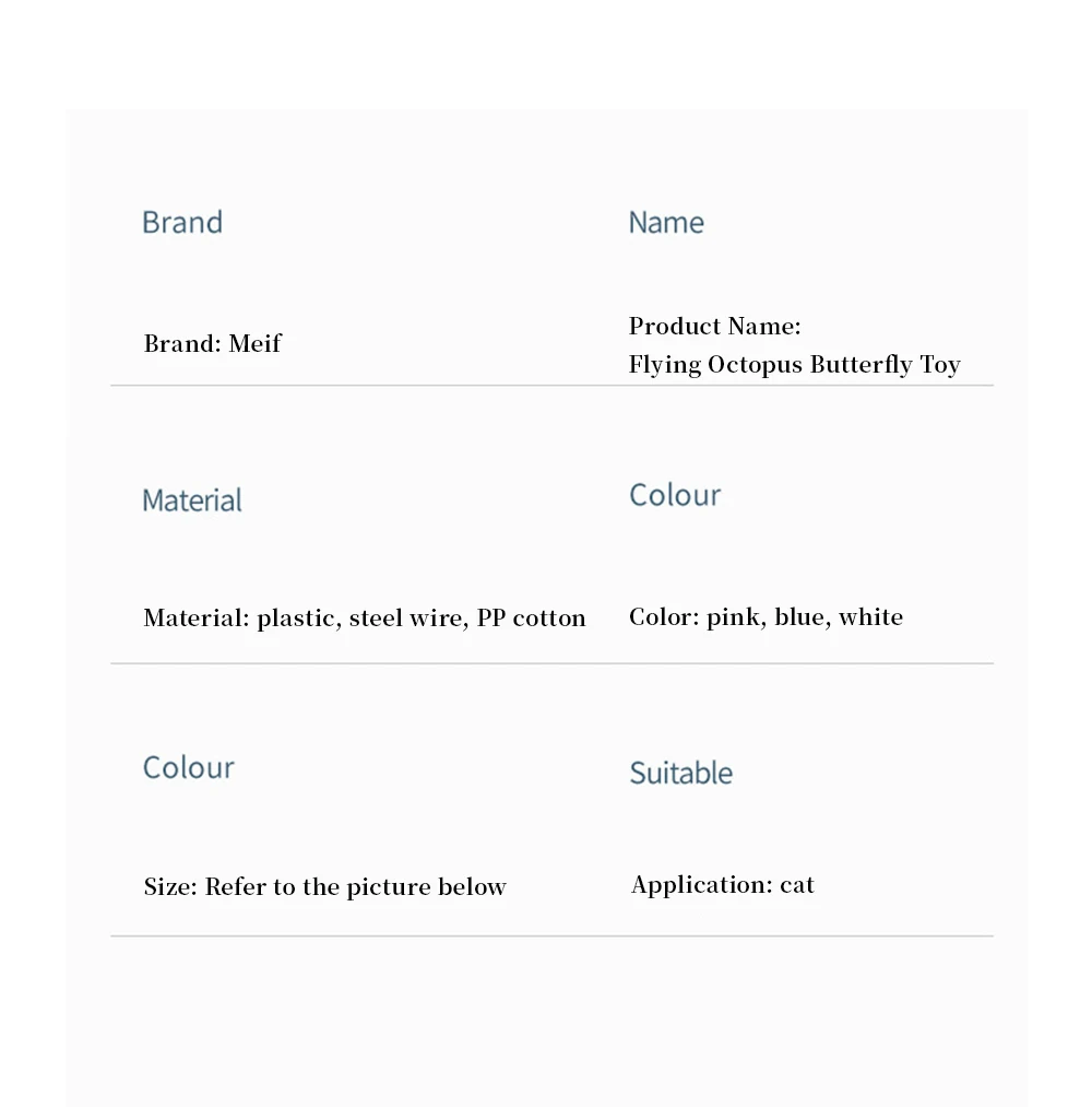 

Pet Cat Toy Smart Automatic Funny Cat Exercise Toy Electric Rotating Kitten Toys Butterfly Cat Stick Interactive Toy