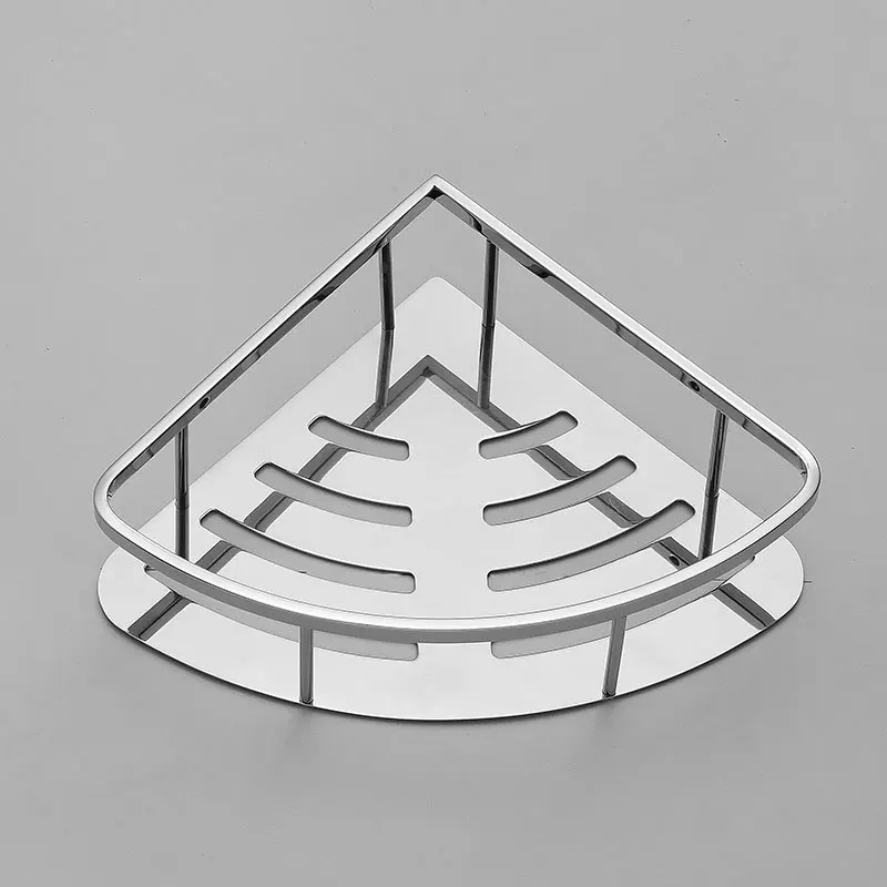 304 stainless steel fan-shaped angle shelf plate toilet triangle wall | Обустройство дома