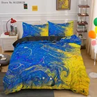 Комплект постельного белья из 23 предметов с рисунком маслом, красочный художественный комплект пододеяльника, набор из известного домашнего покрывала для кровати, Комплект постельного белья для детей