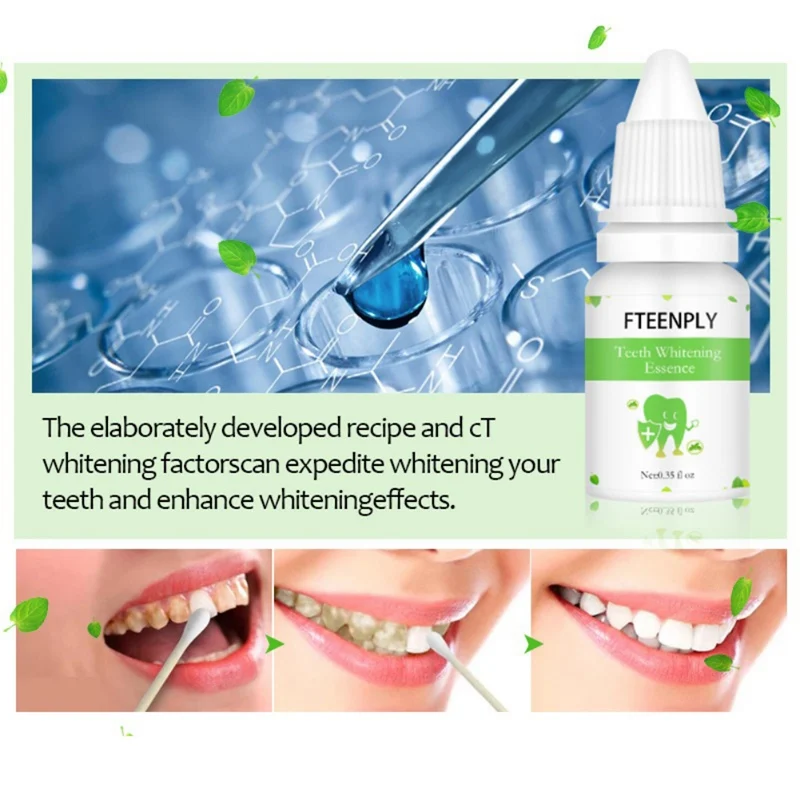 Отбеливающая жидкость для полоскания удаления желтых зубов и курения зубного