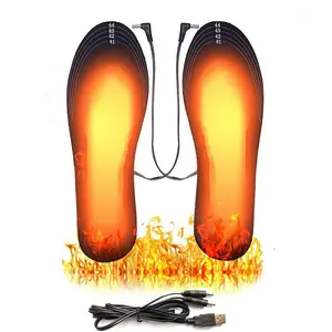USB Rechargeable Heated Insoles Size 35-46 DIY Customizable Electric Heated Shoes Pad for Outdoor Sk in USA (United States)