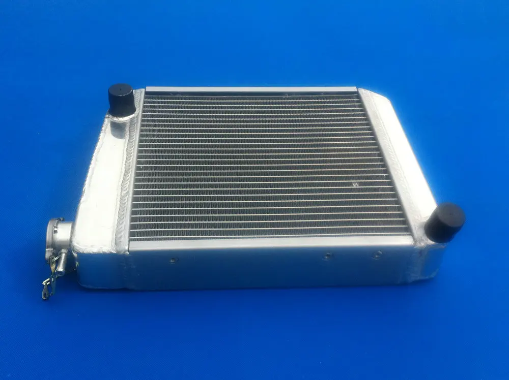 Горячая Распродажа алюминиевый гоночный радиатор + вентилятор для Остина ROVER MINI