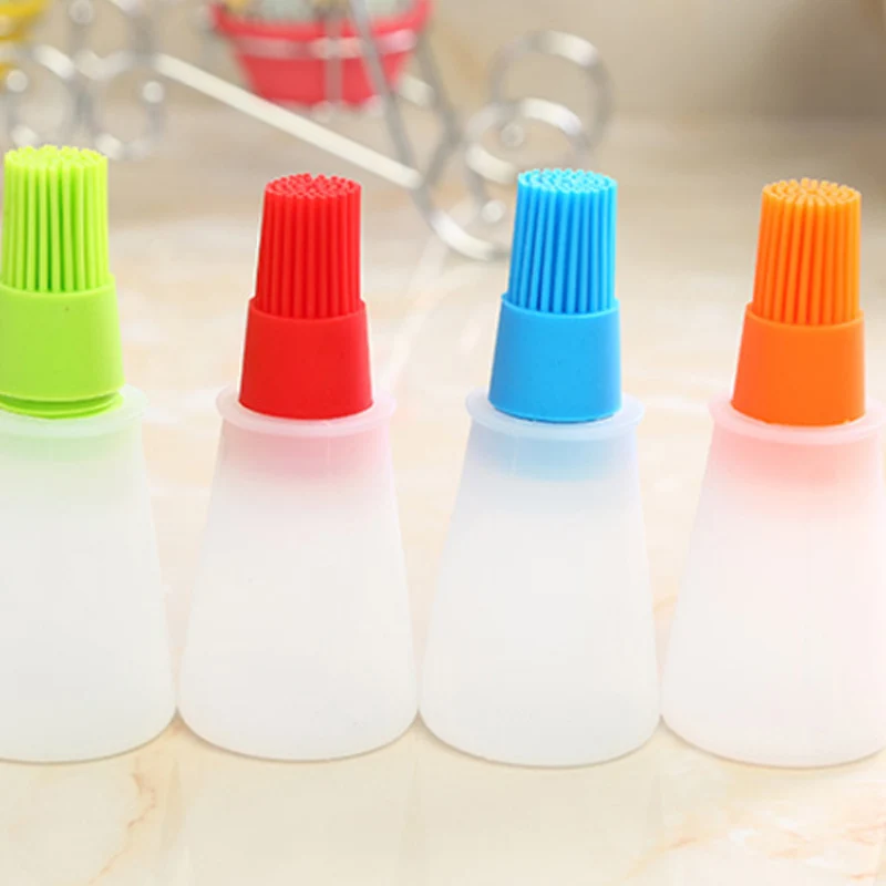 

Portable Barbecue Oil Brush Silicone Baking Kitchen Oil Brush High Temperature Bakeware Tool