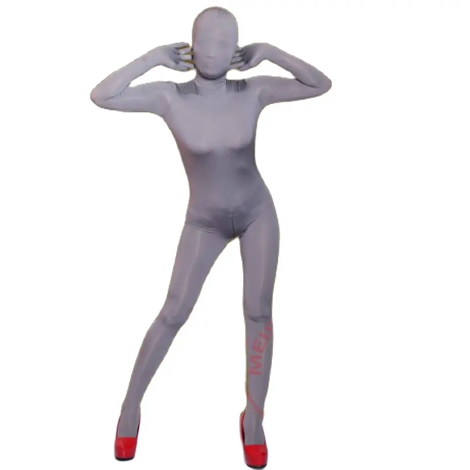 

Женское нижнее белье из ледяного шелка, сексуальный эротический костюм на все тело, эластичный сценический костюм, цельный комбинезон, комп...