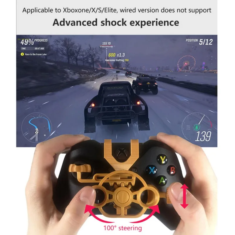 Игровой мобильный джойстик pubg Racing Wheel 3D чехол на руль для Xbox One X / S Elite Controller