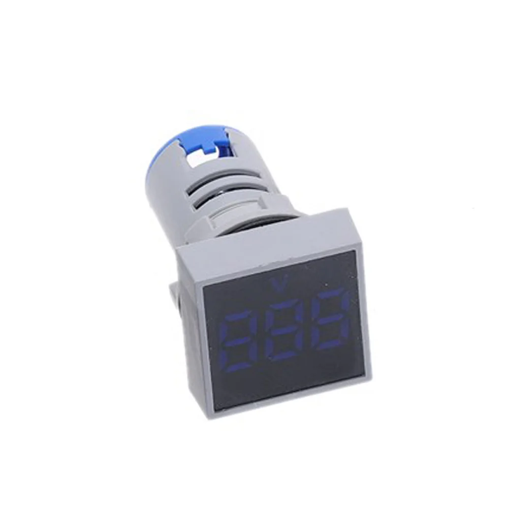 22MM AC 12-500V AD101-22VMS Voltmeter Square Panel LED Digital Voltage Meter Indicator Light LED Display Electric Components