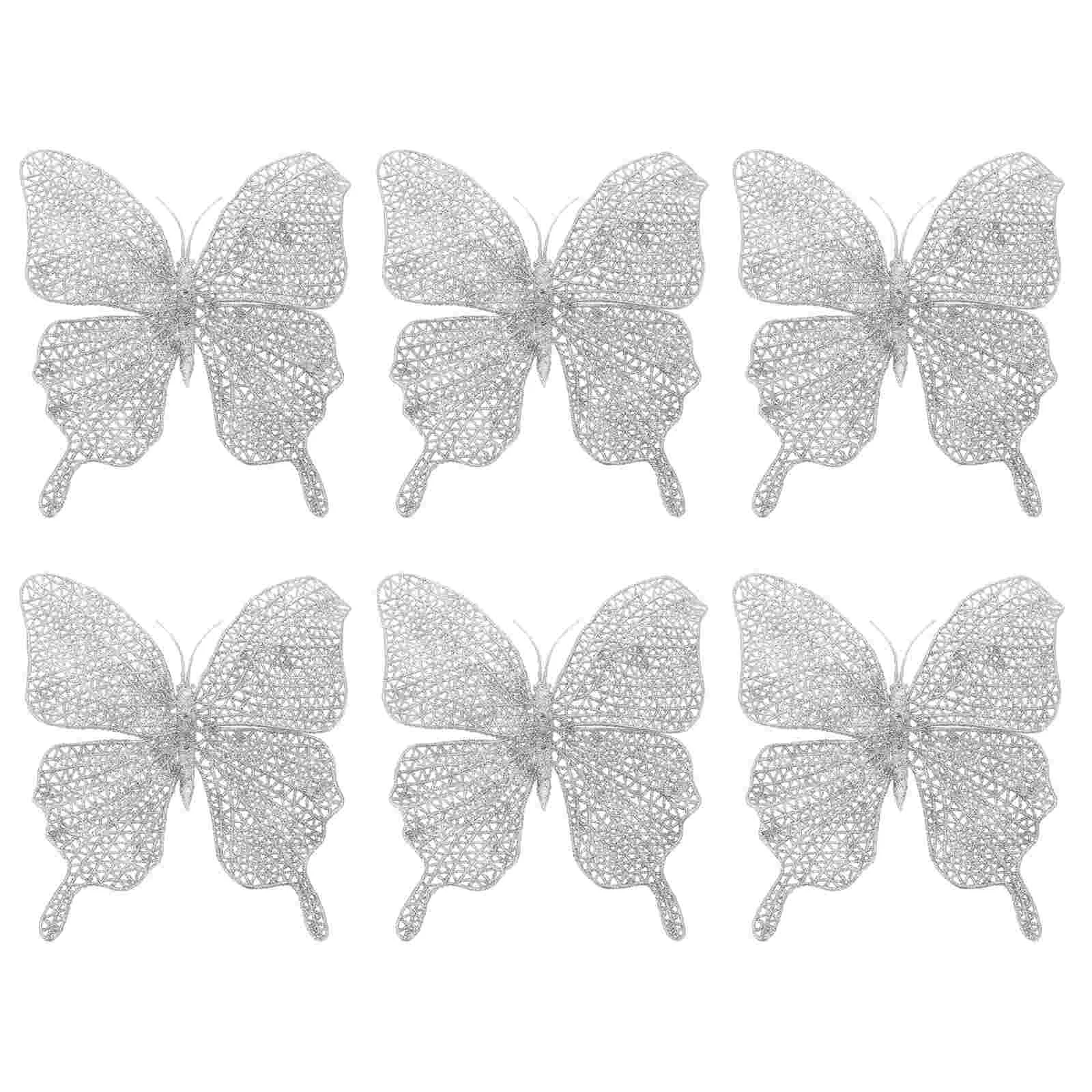 

6 шт., Оригинальные рождественские бабочки