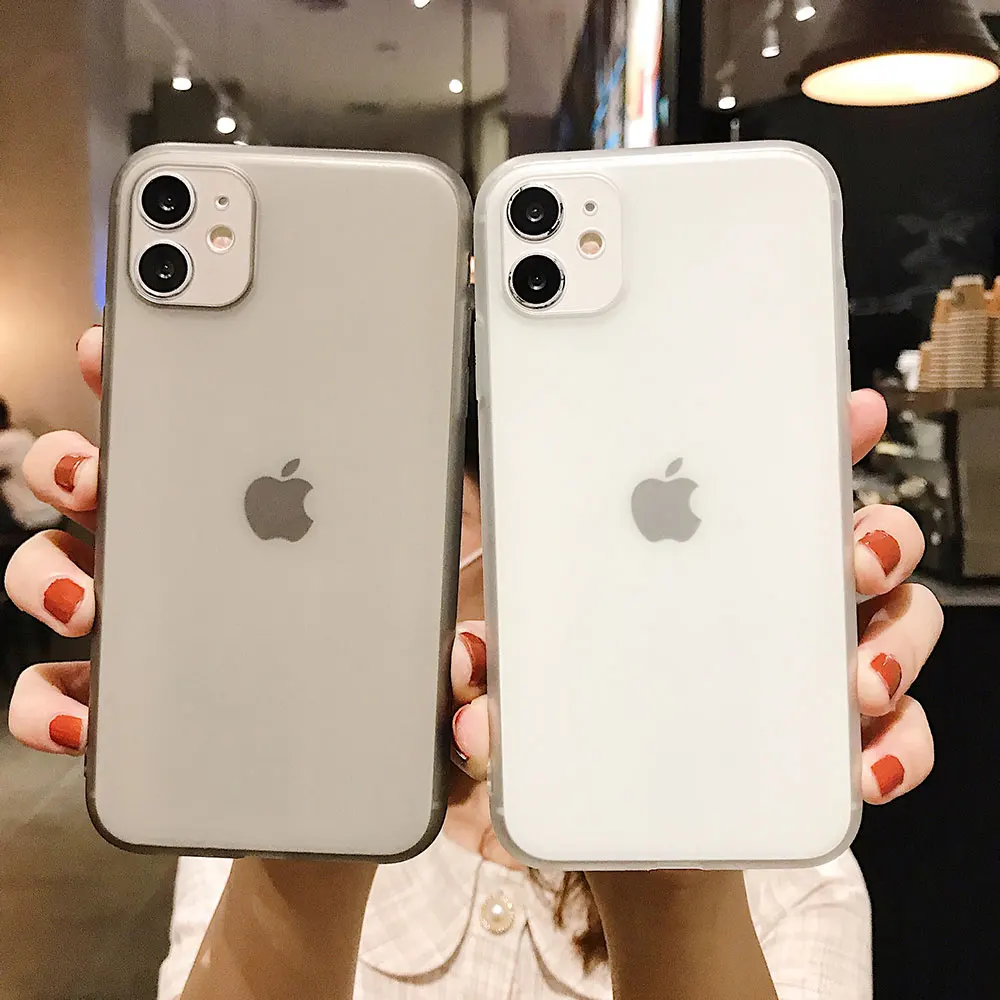 Защитный матовый чехол для камеры iPhone 11 Pro Max XS X XR 8 Plus 7 SE 2 2020 SE2 6 6S тонкий