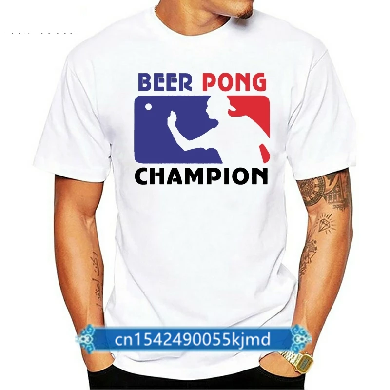 

T Shirt Beer Pong Legend Bier Trinkspiel Drinking Game Men T Shirt 2019 Fashion Printed T-Shirt Pure Cotton Men Cosplay