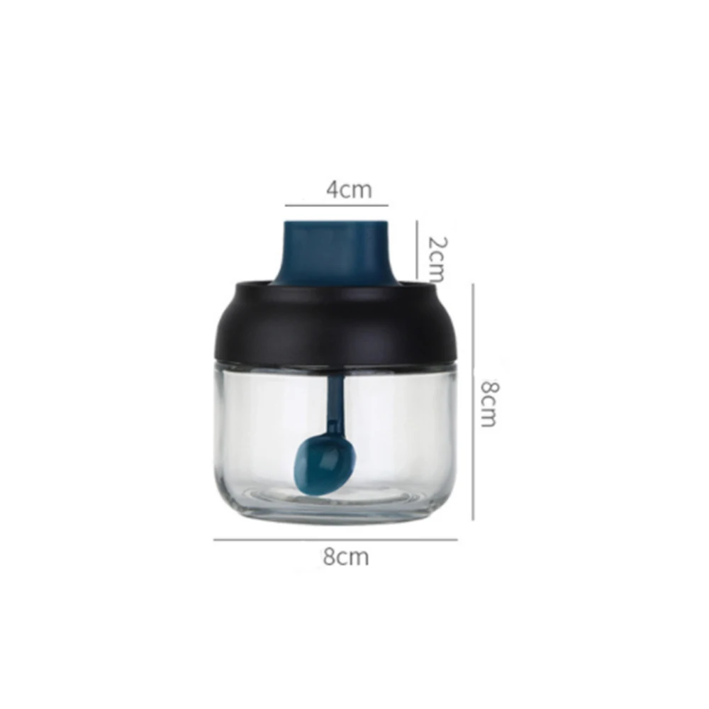 Стеклянные бутылки для приправ контейнеры хранения горшок банка специй с ложкой