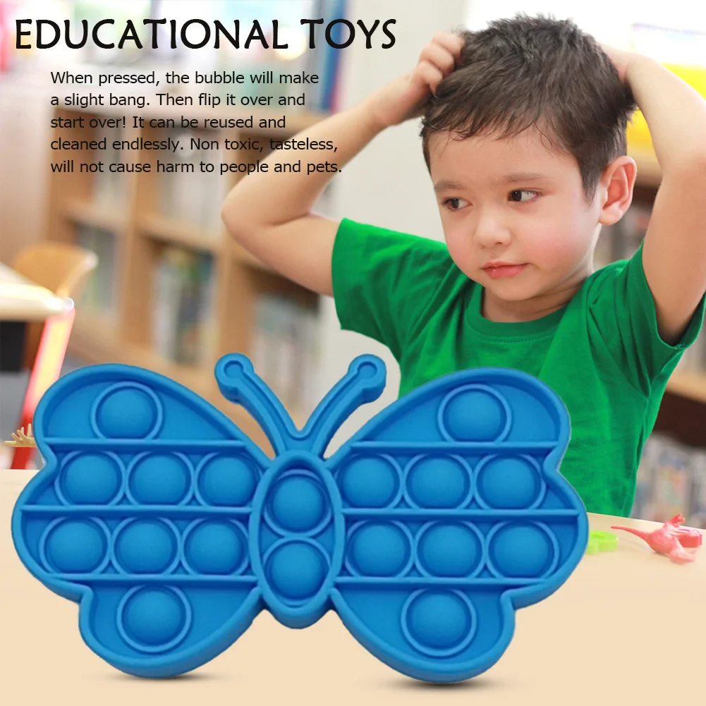 Juguete sensorial de burbuja para aliviar el estr&eacute;s y el autismo, juguetes educativos para ni&ntilde;os, Juguetes Divertidos antiestr&eacute;s para aliviar el estr&eacute;s-3
