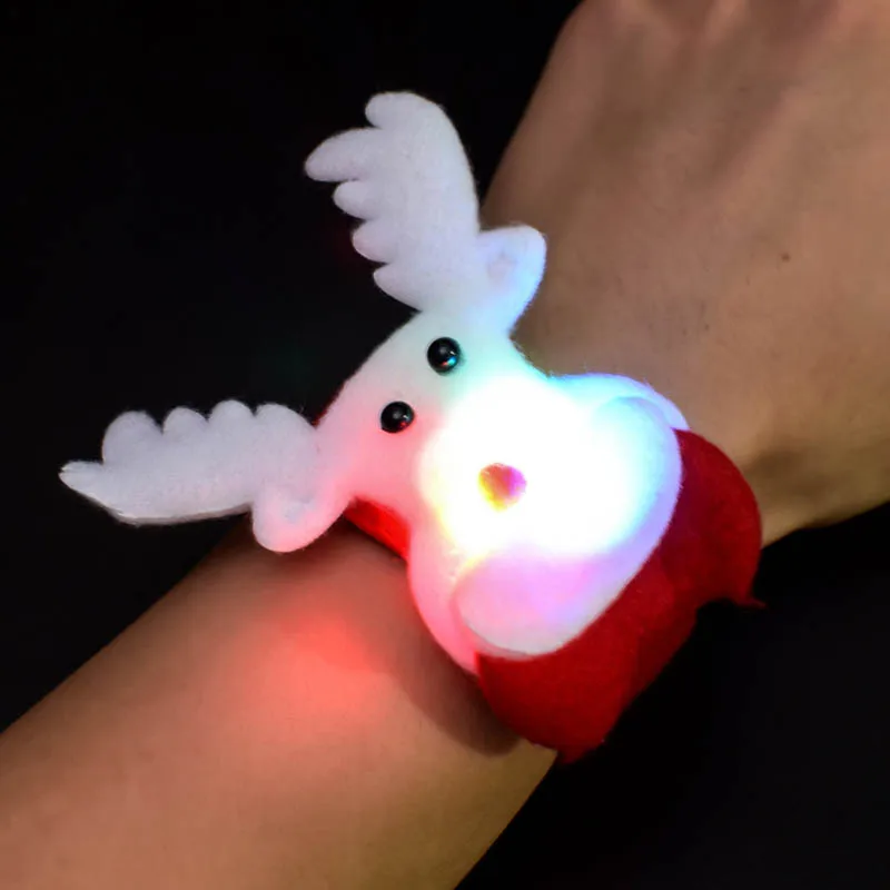 Хит Рождественская повязка на голову светящаяся шляпа очки ручка брошь