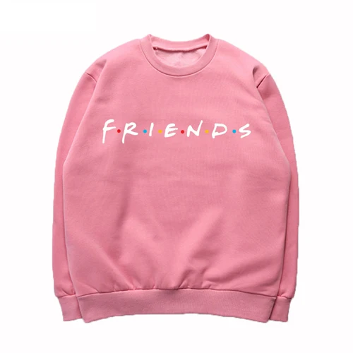 pink B Осенняя толстовка с буквенным принтом для женщин Harajuku с вырезом лодочкой и длинным рукавом Осенняя Женская одежда для девочек-подростков - Цвет: pink B