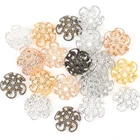 Бусины-разделители для ювелирных изделий, серебряные, позолоченные, соединитель подвеска-Шарм