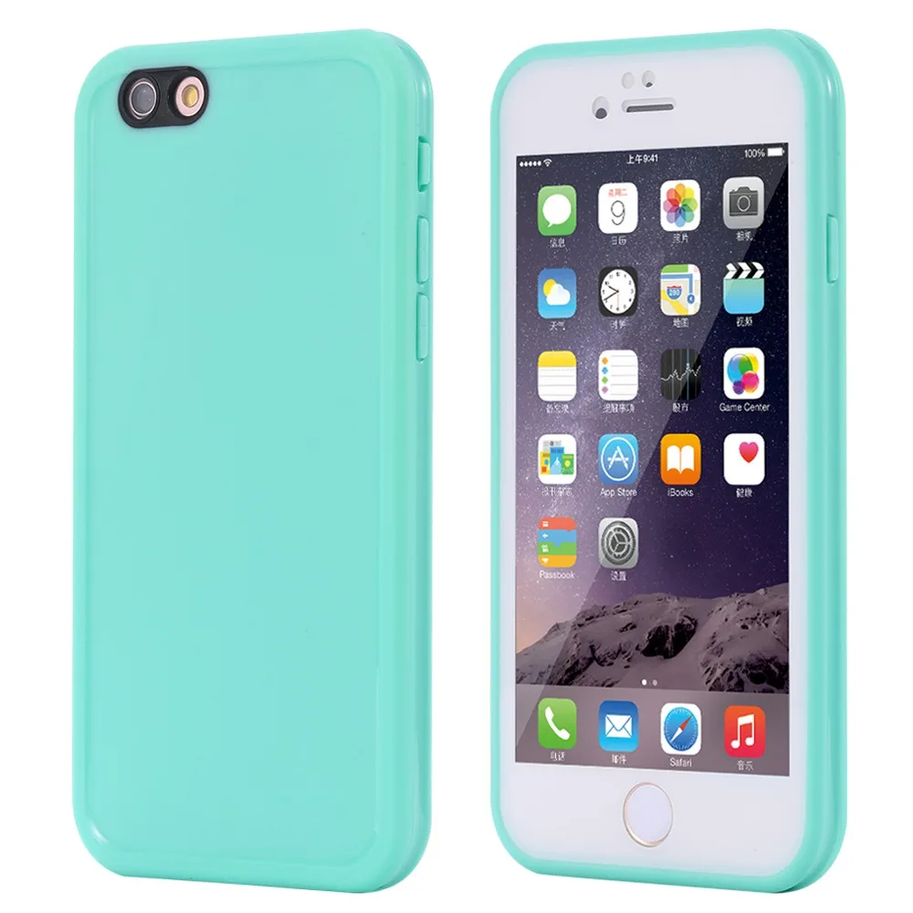 Green Чехол KISS водонепроницаемый чехол для телефона для iPhone X XS 11 Pro MAX XR 7 8 чехол для подводной фотографии для iPhone 11 6 6s 7 8 Plus чехол - Цвет: Green