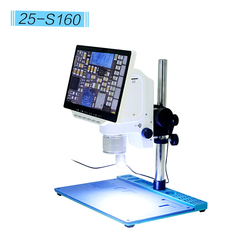 kailiwei lcd screen digital hdmi stereo monocular microscope for mobile phone repair free global shipping