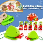 Лягушка, вытаскивающая язык, забавная настольная игра для детей, для семейвечерние, карты для облизывания, набор игрушек