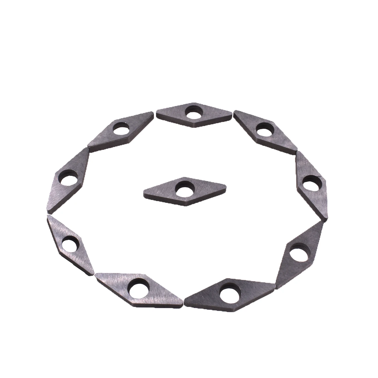 

Pouvoir 10Pc MV1603 Carbide Shim 35Deg.Rhombic for VNMG1604 Insert Turning Tool Holder