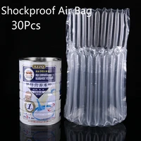 30pcslots shockproof air bag packaging bag buffer filled bag 10 column barrel milk powderrice noodle bag inflatable air packag