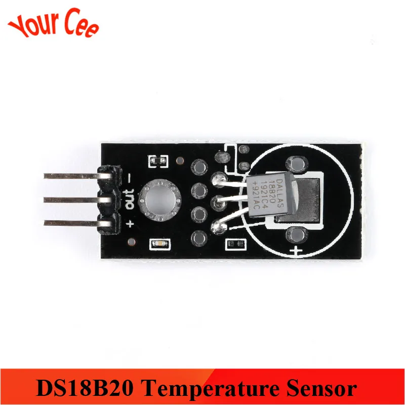Модуль цифрового датчика температуры DS18B20 одношинный 18B20 сигнала для Arduino