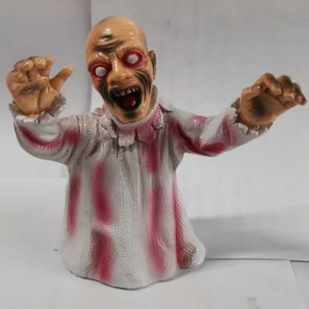 

Страшная кукла-марионетка с большим ртом, страшная кукла, игрушки для дня дурака, имитация модели, реквизит для запугивания