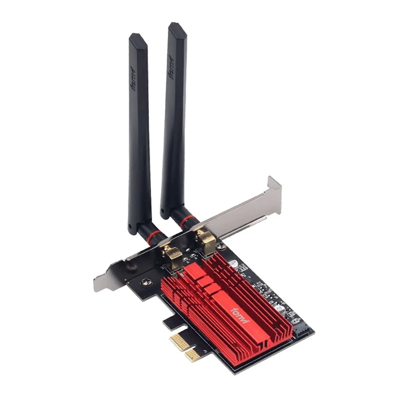

Адаптер сетевой Fenvi FV-AXE3000 Wi-Fi 6E AX210, Bluetooth 5374, 2,4 Мбит/с, 802 ГГц/5 ГГц/6 ГГц, Wi-Fi. 11AX/AC Pciexpress