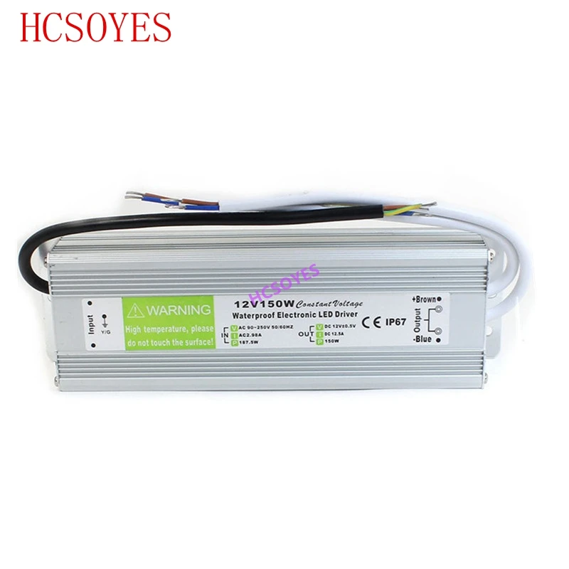 Трансформатор освещения для использования вне помещений водонепроницаемый IP67 220