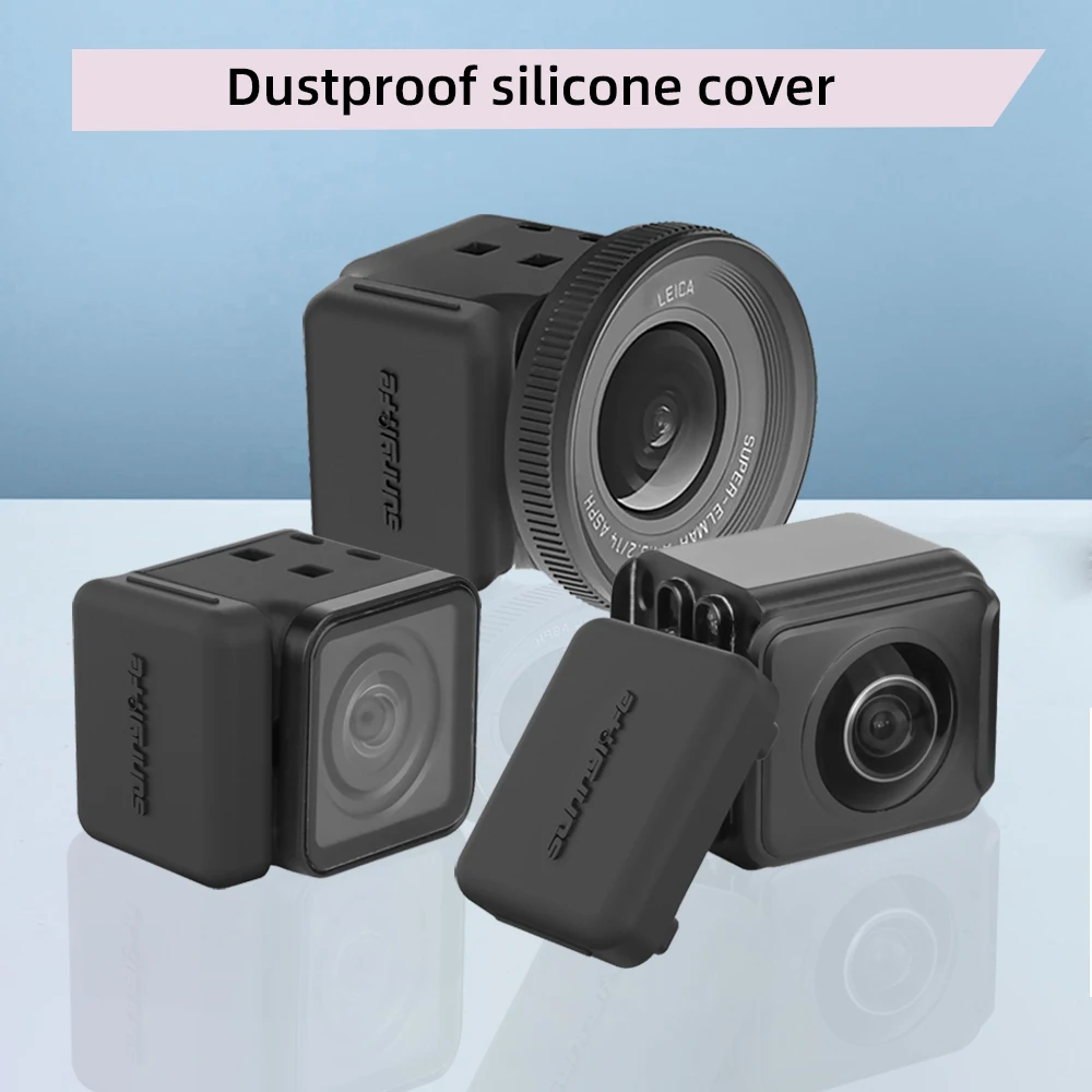 2 шт пылезащитный силиконовый чехол для объектива камеры Insta360 ONE R 4K