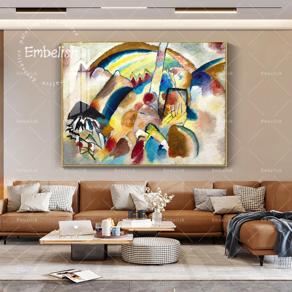 

Embelish 1 Pieces Modern Home Decor Wall Art Pictures For Living Room Abstract Pictures By Wassily Kandinsky Home Decor Posters