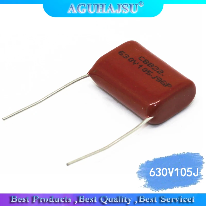 

10 шт. новый пленочный Конденсатор CBB 630V105J 105K 630 мкФ 25 мм