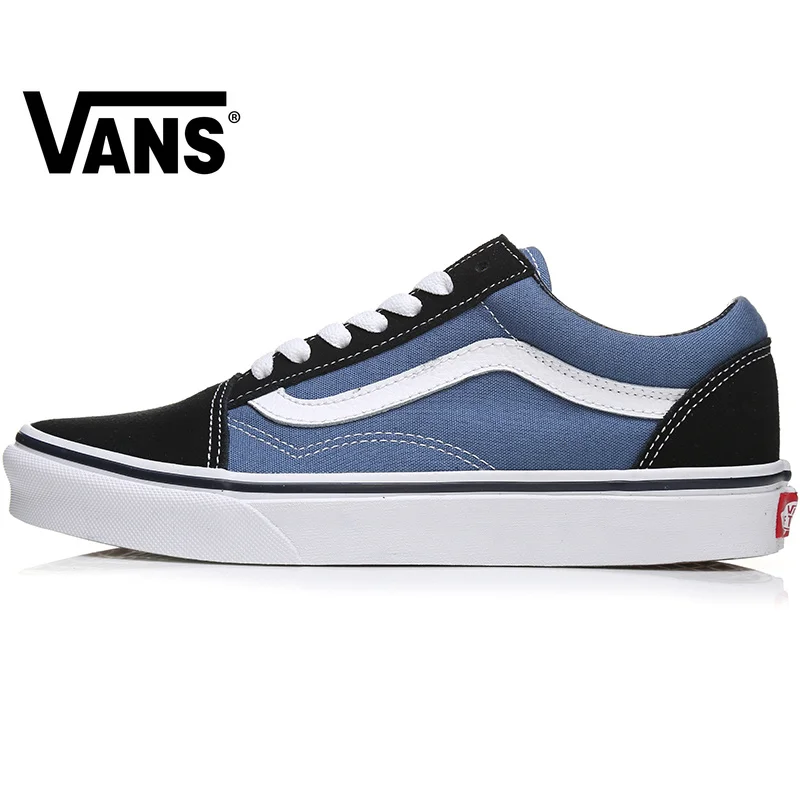 Аутентичные VANS OLD SKOOL спортивная обувь для скейтбординга Мужская и женская уличная спортивная классическая обувь для отдыха унисекс VN000D3HY28 - Цвет: VN000D3HNVY