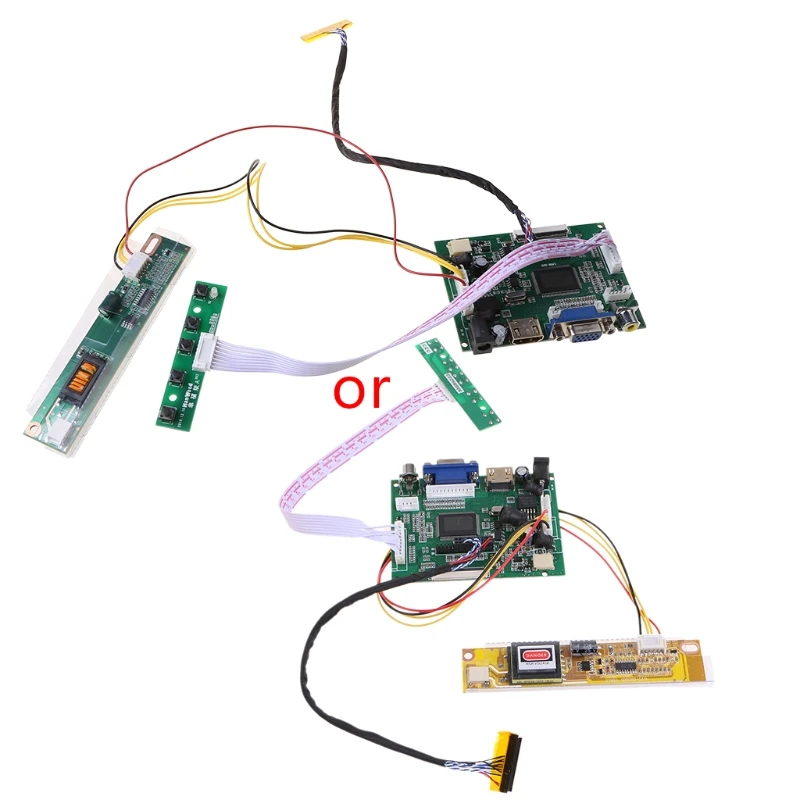 

HDMI DVI VGA LCD Screen Controller Board KYV-N5 V3 for 15.4 Inch LP156WH1 LTN156AT01 1280x800