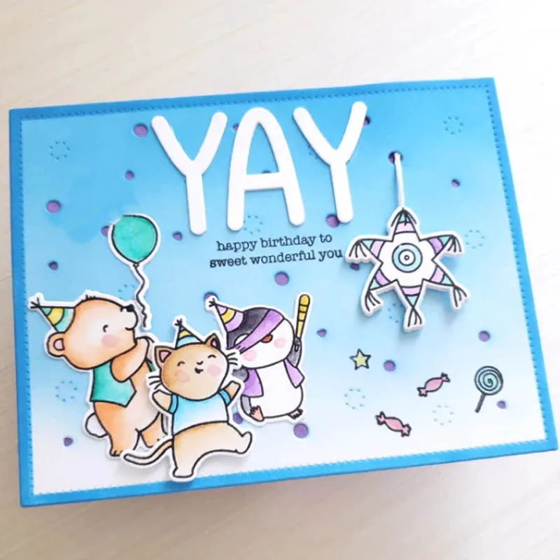 

A-Z Letter Words Round House Animals Lantern Flower Gift Frame Metal Cutting Dies New Stencils Hot Make Cards Scrapbook 2021 Die