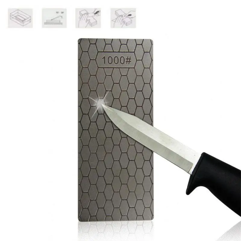 

Kitchen Knife Sharpener Diamond Knife Sharpening Stone Set Ultra-thin Honeycomb Stone Household Gadget Accessories Dropship Tool