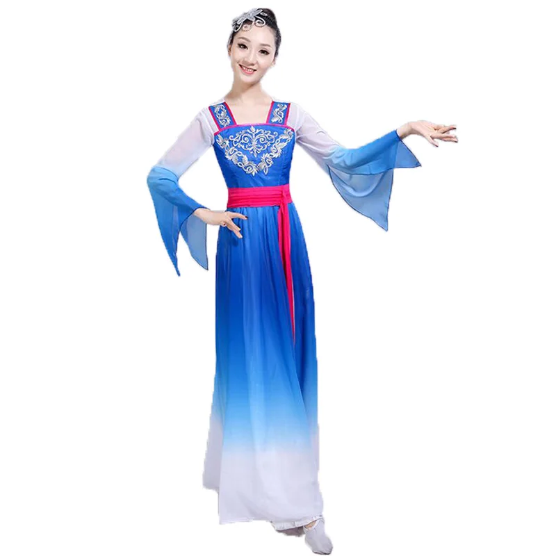 Женский костюм для классических танцев Ms. hanfu женское платье хора в китайском