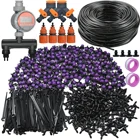 KESLA 5-50 м шаровой кран таймер система полива сада ирригационные капельные наборы 47 мм шланг автоматический спрей для растений Регулируемая насадка