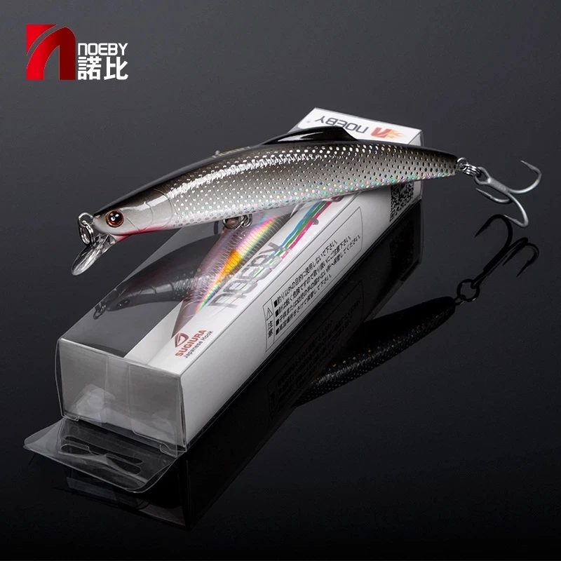 

NOEBY 2PCS 14cm 32g 16cm 60g Hard Minnow Lure Sinking 0-2m Isca Artificial Pesca Swimbait Wobblers Leurre Souple