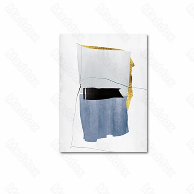 

Canvas Frameless Print Painting Abstract Morandi Light Color Large Color Block Light Blue Purple Personality Poster Painting