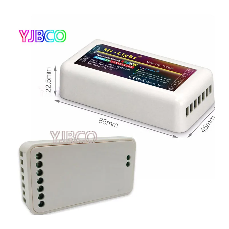 Беспроводной Miboxer 2 4G 4 зонный FUT039 беспроводной RGB + CCT светодиодный контроллер