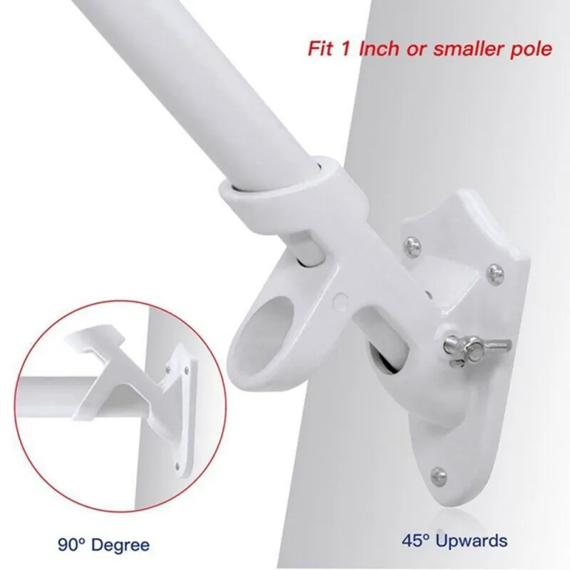 Алюминиевый сплав настенный кронштейн флагштока съемный - Цена: 571,27 руб.