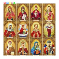zooya diamond mosaic icons diamond painting religion cross stitch diamond embroidery icons handmake home decoration gift 6zj07