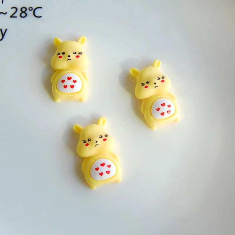 10 шт. кавайный хомяк из смолы с плоским основанием кабошон украшения для