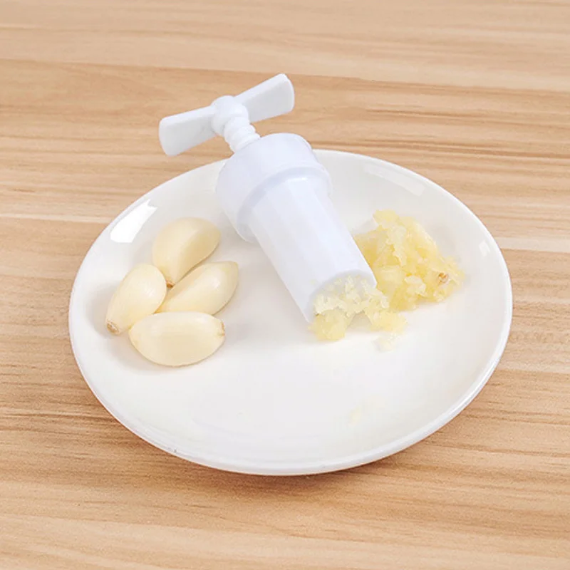 1 шт. пластиковый измельчитель для чеснока с вращающейся ручкой|Чеснодавка| |