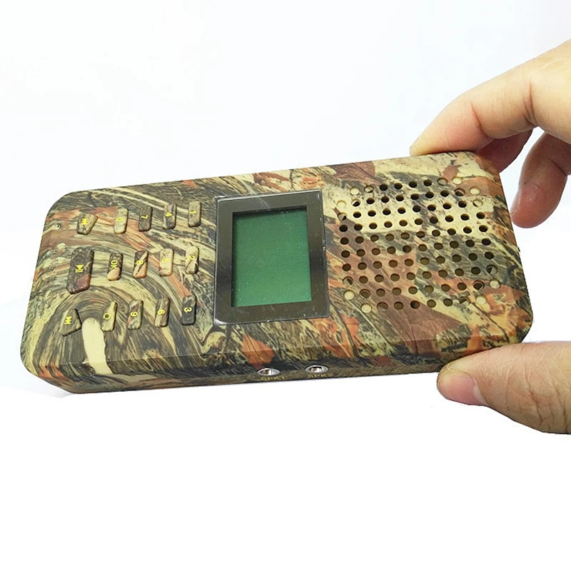 

Outdoor Hunting Decoys Predator Sound Caller MP3 Player Built-In 150 Bird Voices Outdoor MP3 Bird Caller Camouflage Color